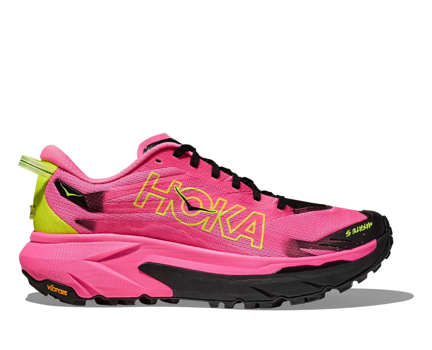 Hoka Men's Mafate 5 - Neon Rose/Black