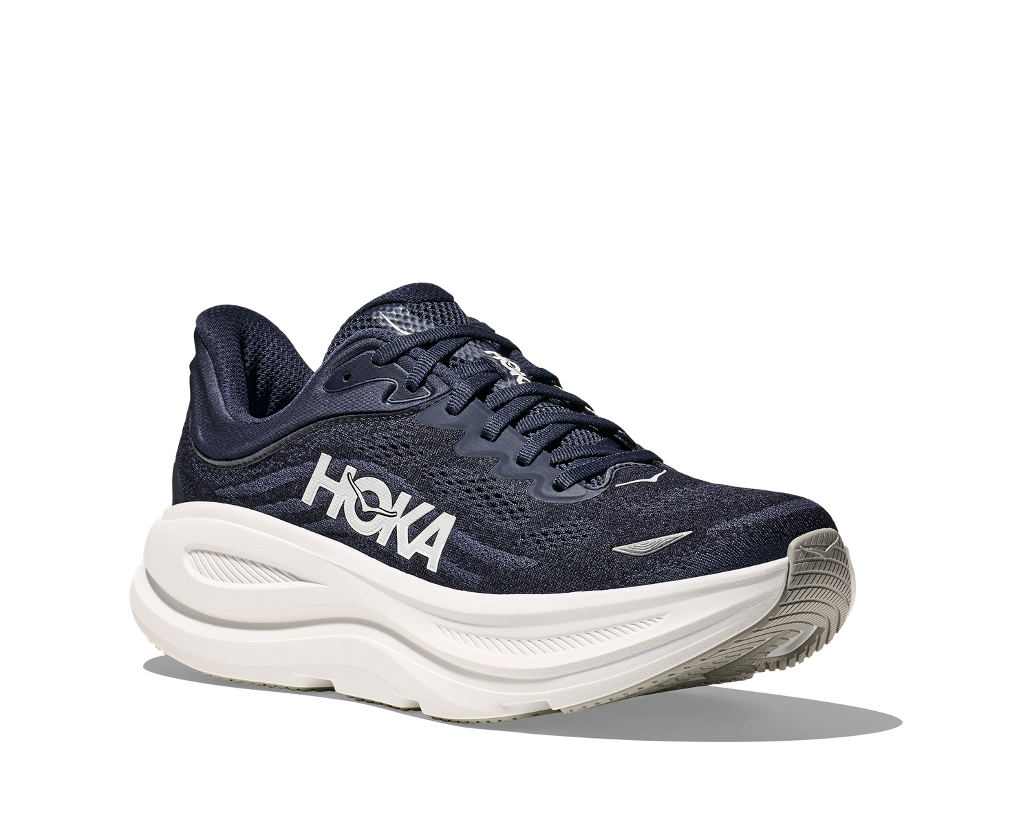 Hoka Men's Bondi 9 Wide - Varsity Navy/White