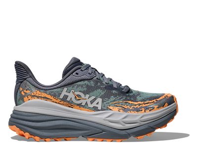 Hoka Women's Stinson 7 - Grey Skies/Pale Tangerine