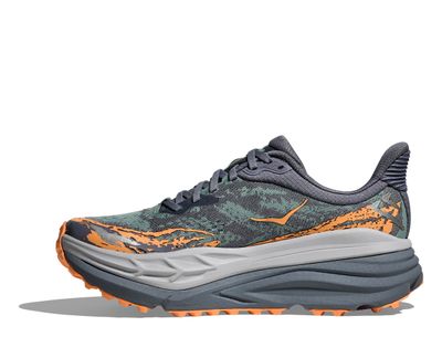Hoka Women's Stinson 7 - Grey Skies/Pale Tangerine