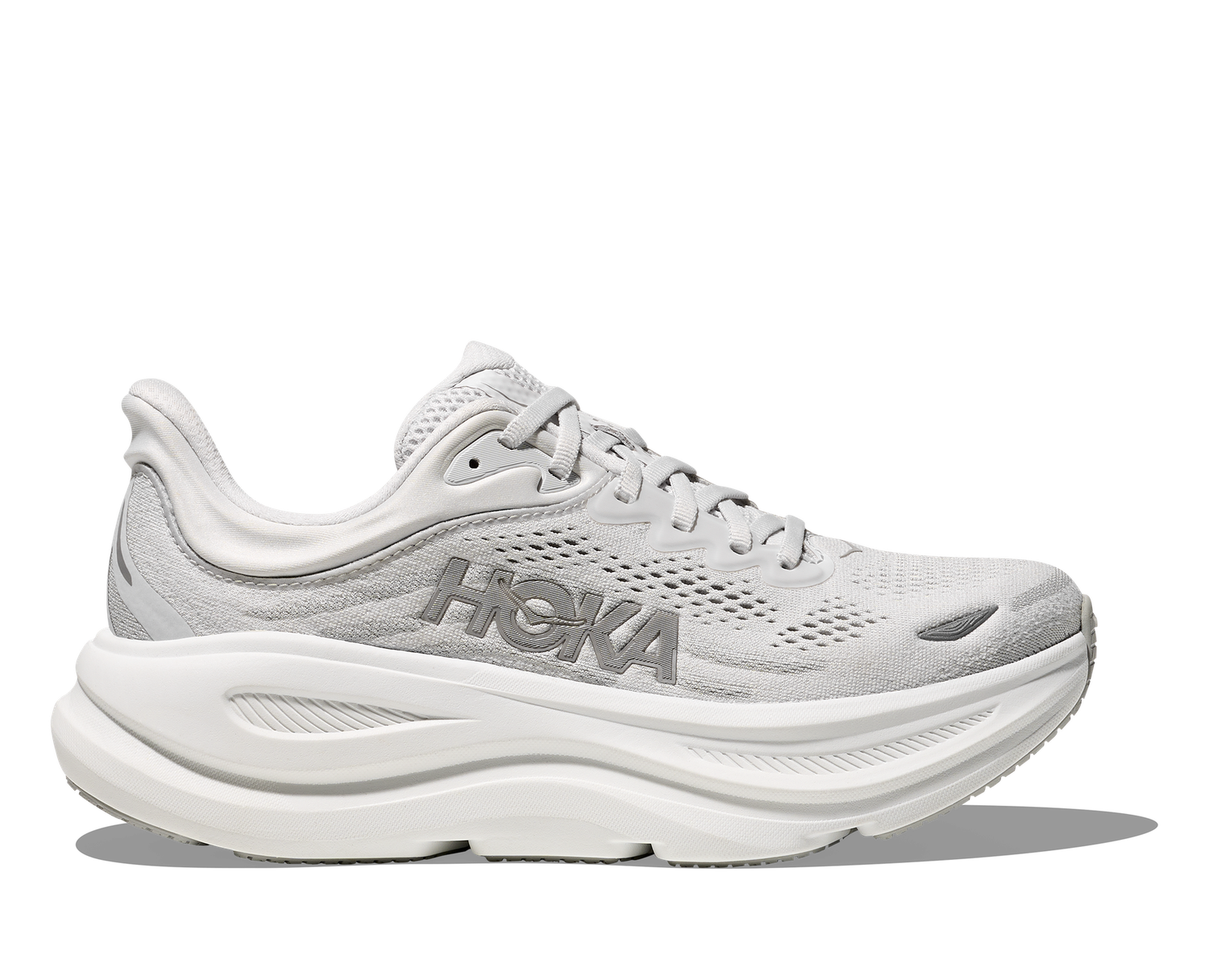 Hoka Women's Bondi 9 Wide - Stardust/Silver
