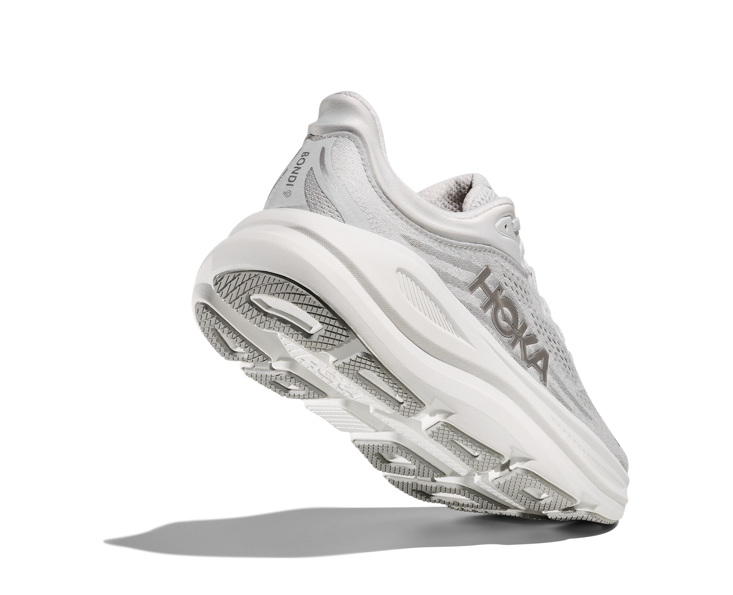 Hoka Women's Bondi 9 Wide - Stardust/Silver