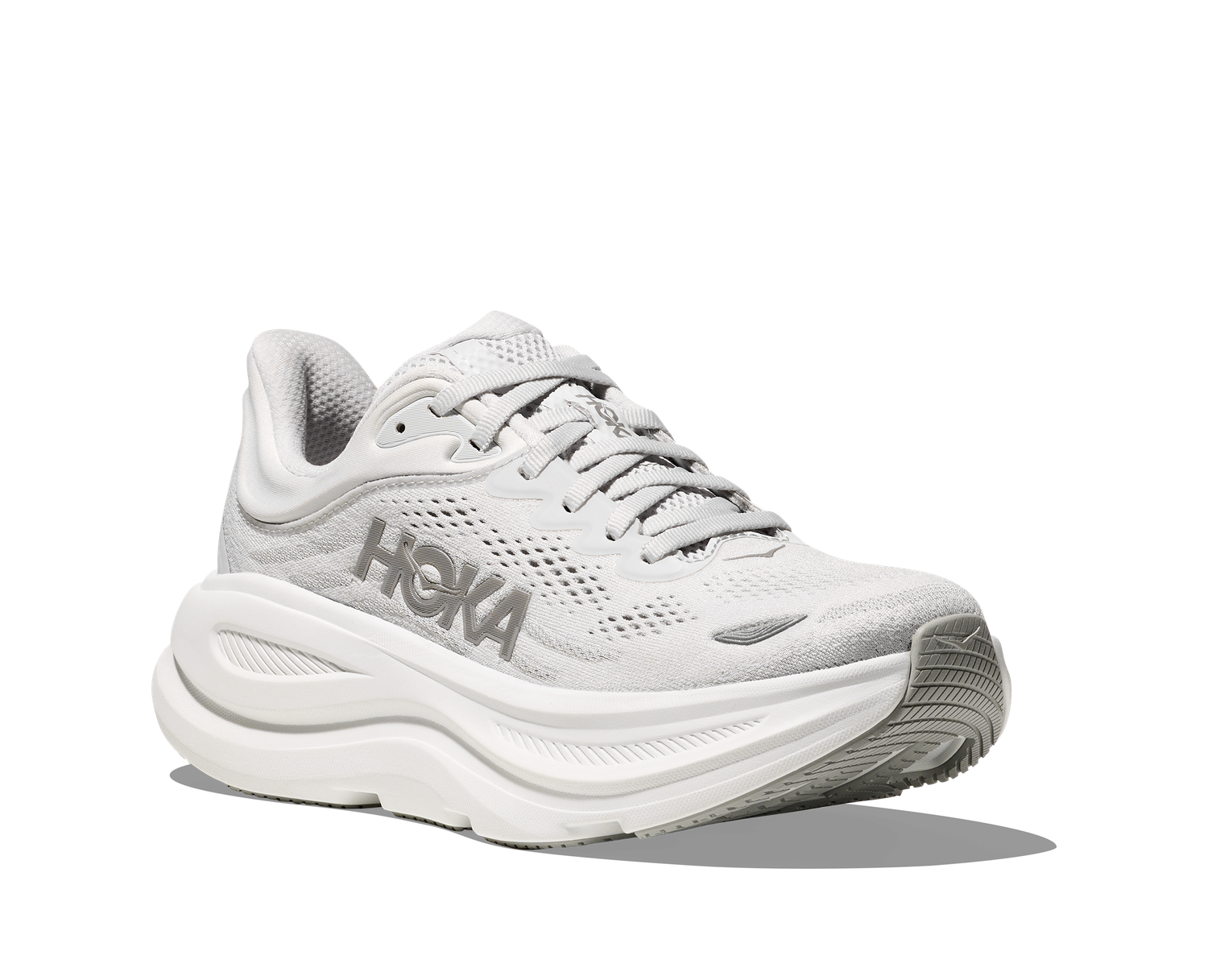 Hoka Women's Bondi 9 Wide - Stardust/Silver