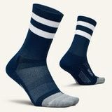 Feetures Elite Light Cushion Mini - Navy High Top Stripe