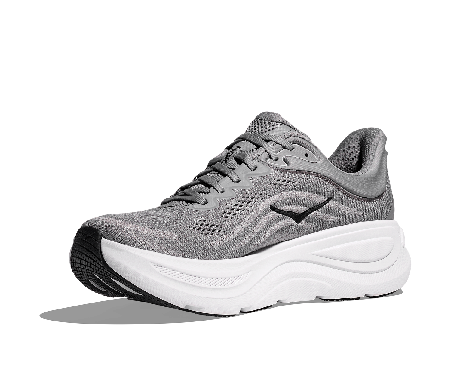 Hoka Men's Bondi 9 Wide - Galactic Grey/Stellar Grey