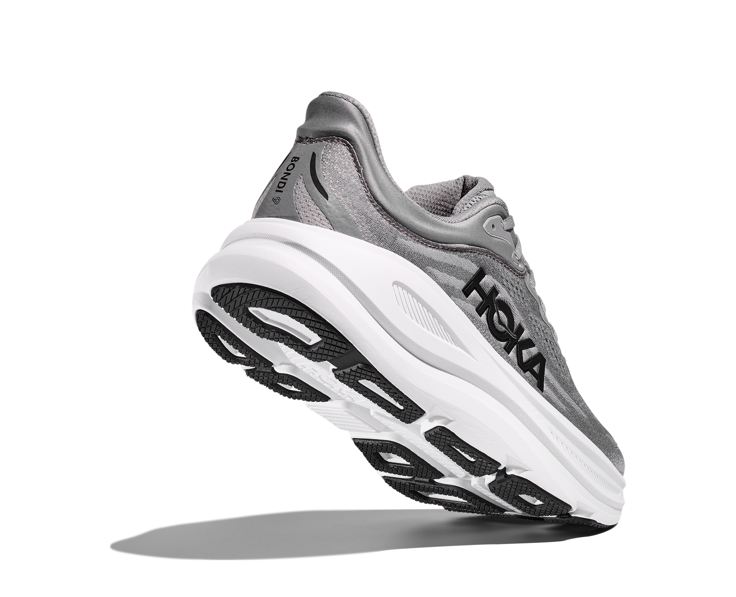 Hoka Men's Bondi 9 Wide - Galactic Grey/Stellar Grey