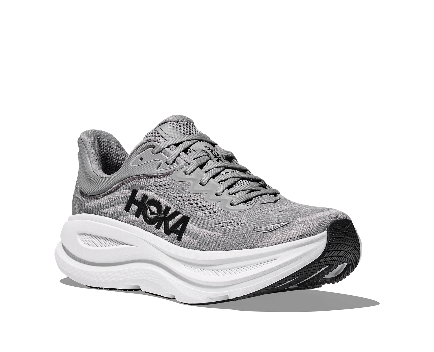 Hoka Men's Bondi 9 Wide - Galactic Grey/Stellar Grey