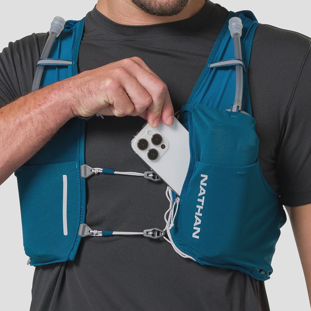 Nathan Pinnacle Pro 6 Liter Hydration Vest - Sailor Blue/Reflective Silver