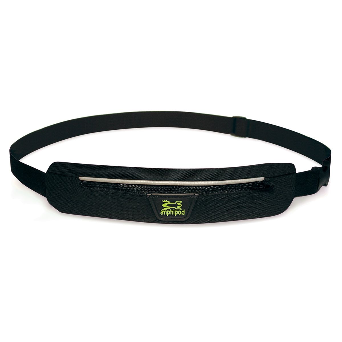 Amphipod AirFlow MicroStretch Belt, Color: Black/Silver