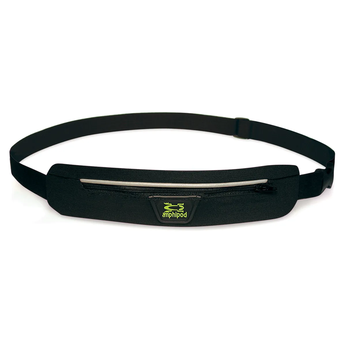 Amphipod AirFlow MicroStretch Belt, Color: Black/Silver