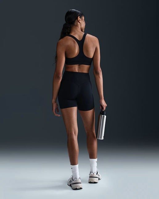 Women's High-Waisted 5" Tight Shorts - Black