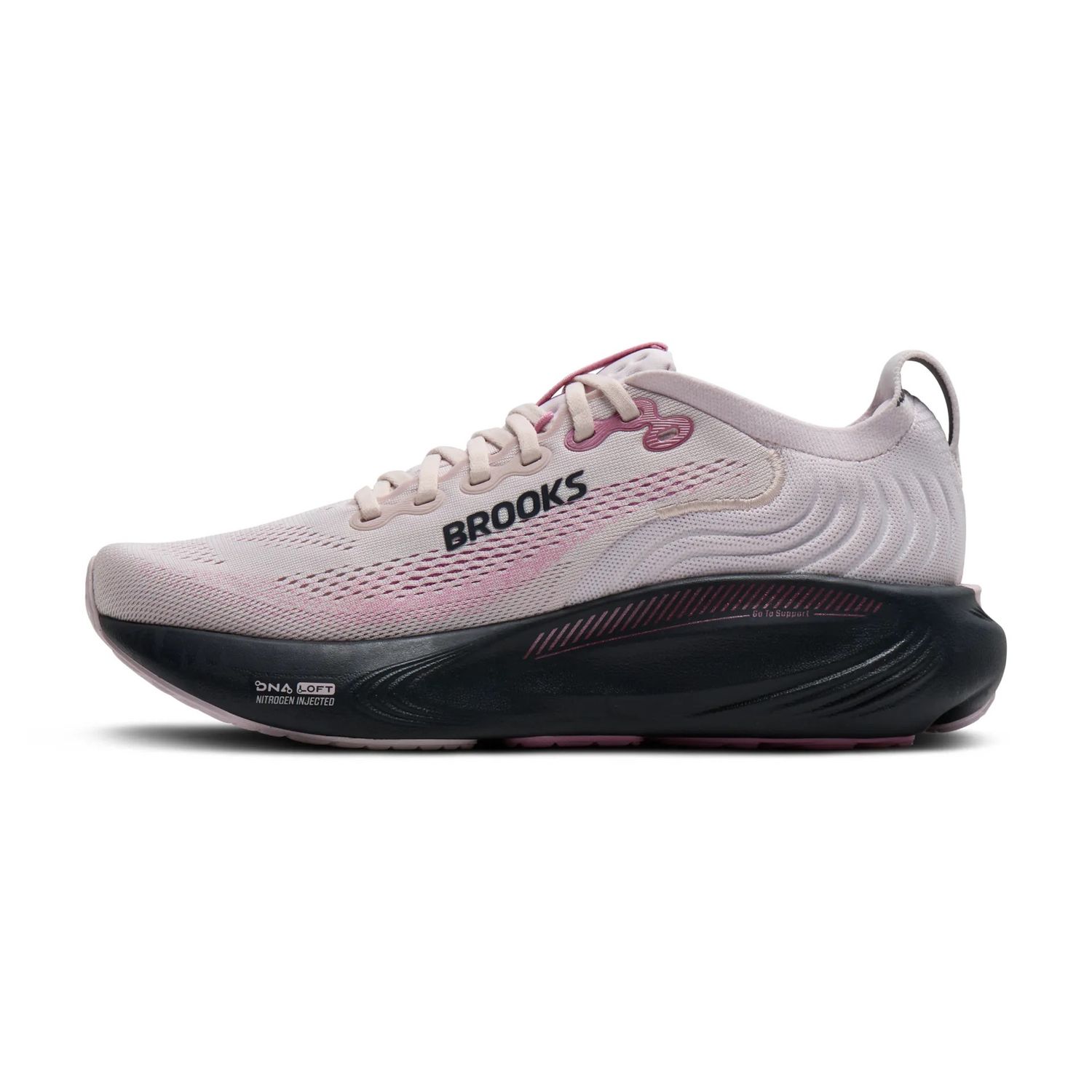 Brooks Women's Adrenaline GTS 25 - Mauve/Ebony/Pink