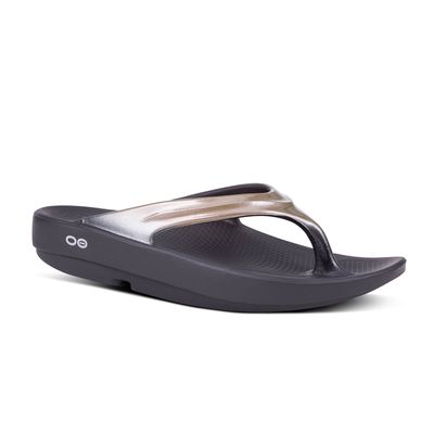 OOfos Women's OOlala Thong Luxe - Latte