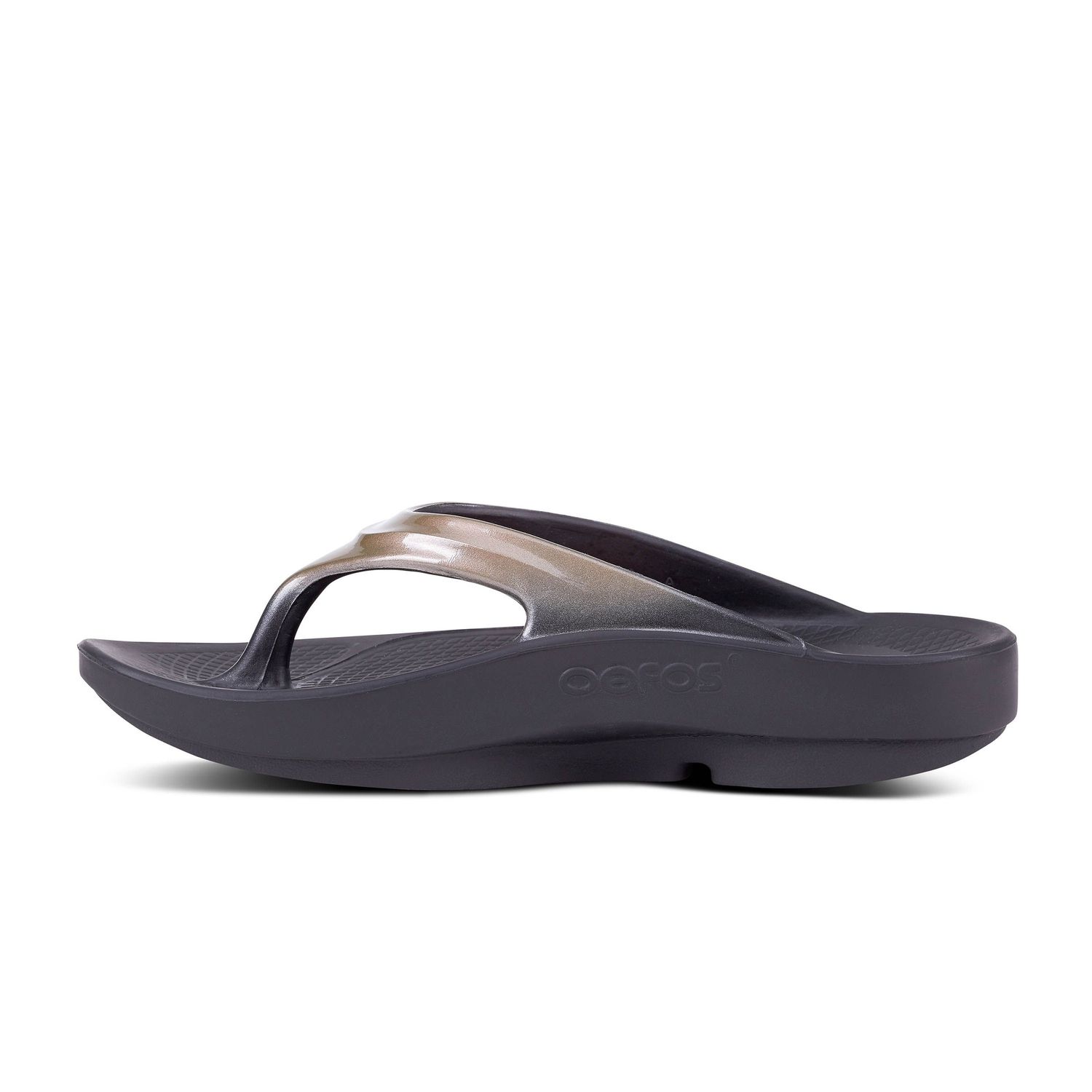 OOfos Women's OOlala Thong Luxe - Latte