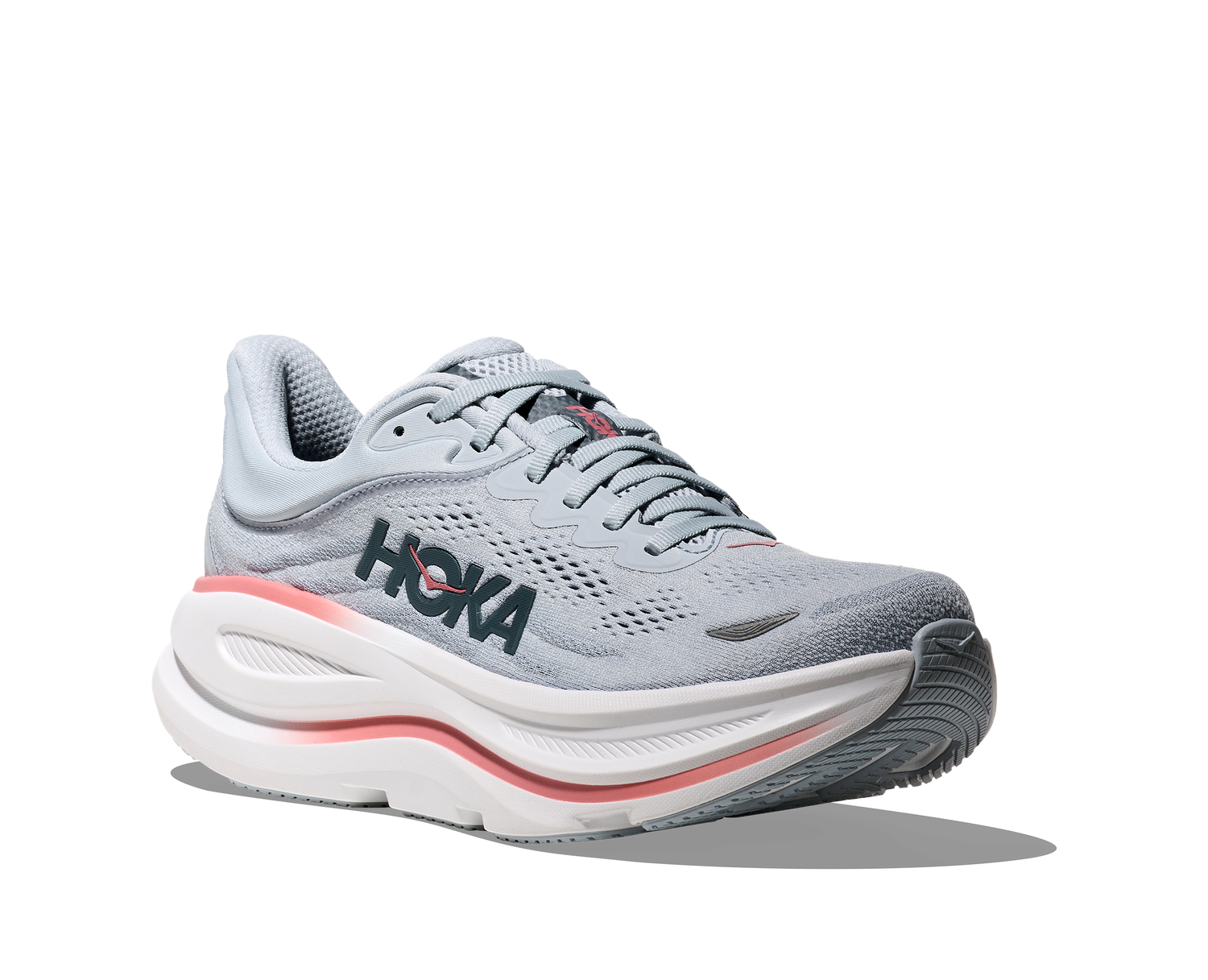 Hoka Women's Bondi 9 Wide - Mineral Blue / Washed Blue