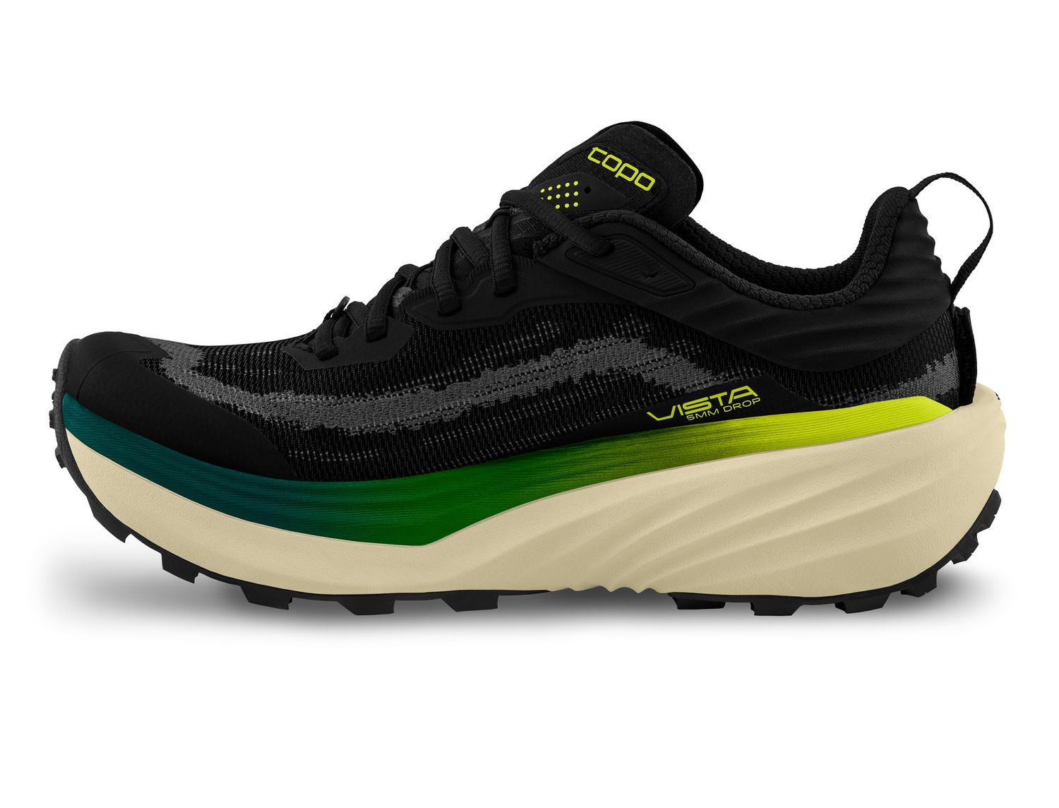 Topo Men's Vista - Black/Lime