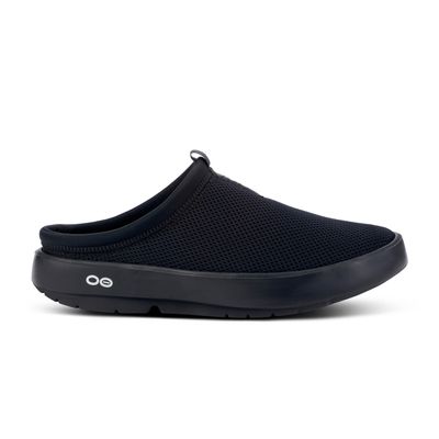 OOfos Men's OOcoozie Sport Mule - Black