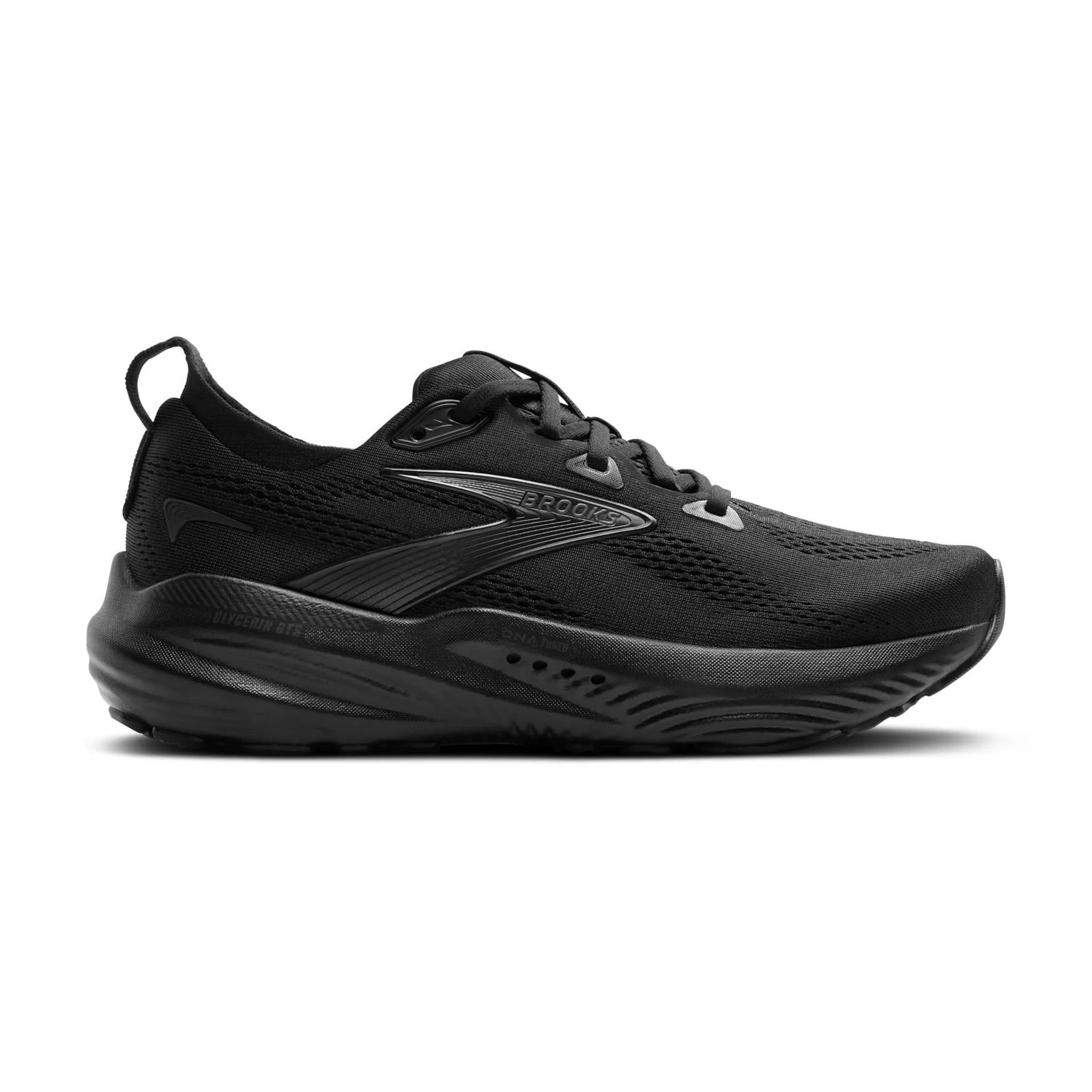 Brooks Men's Glycerin GTS 22 Wide - Black/Black/Ebony