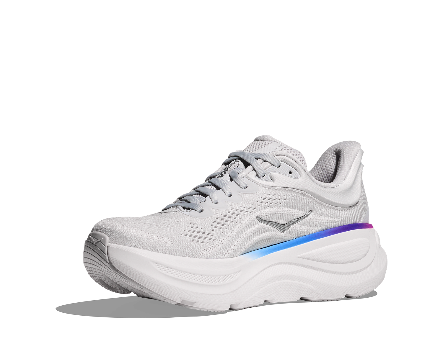 Hoka Women's Bondi 9 Wide - Cosmic Grey/White