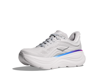 Hoka Women's Bondi 9 X-Wide - Cosmic Grey/White