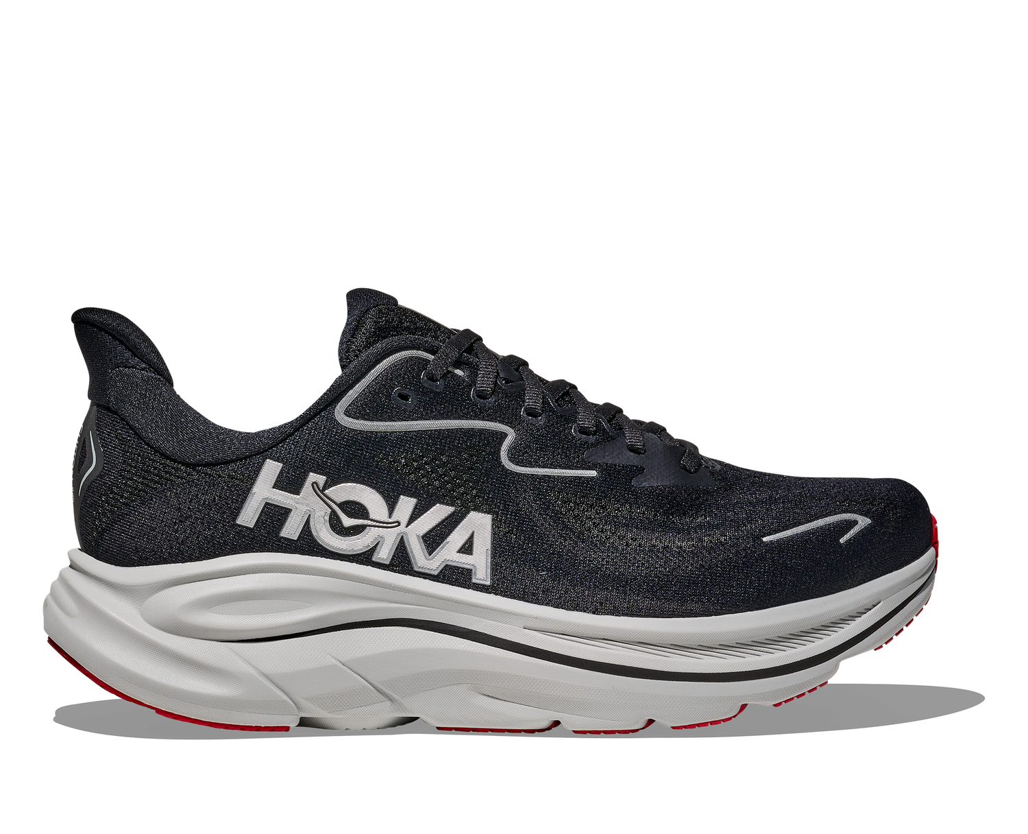 Men's Clifton 10 - Black/Silver