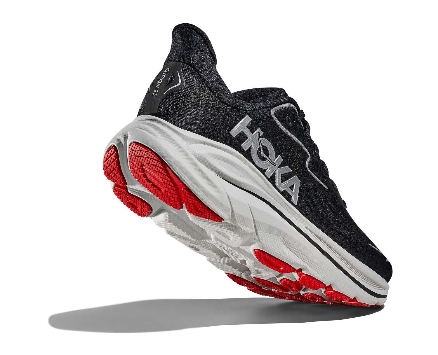 Hoka Men's Clifton 10 - Black/Silver