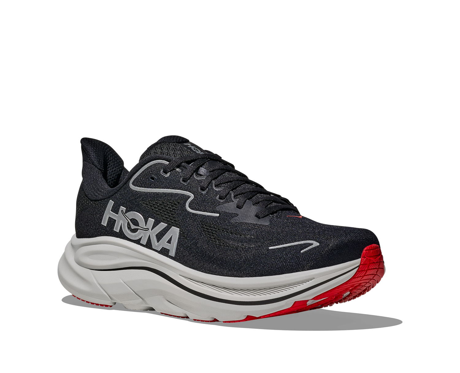 Hoka Men's Clifton 10 - Black/Silver