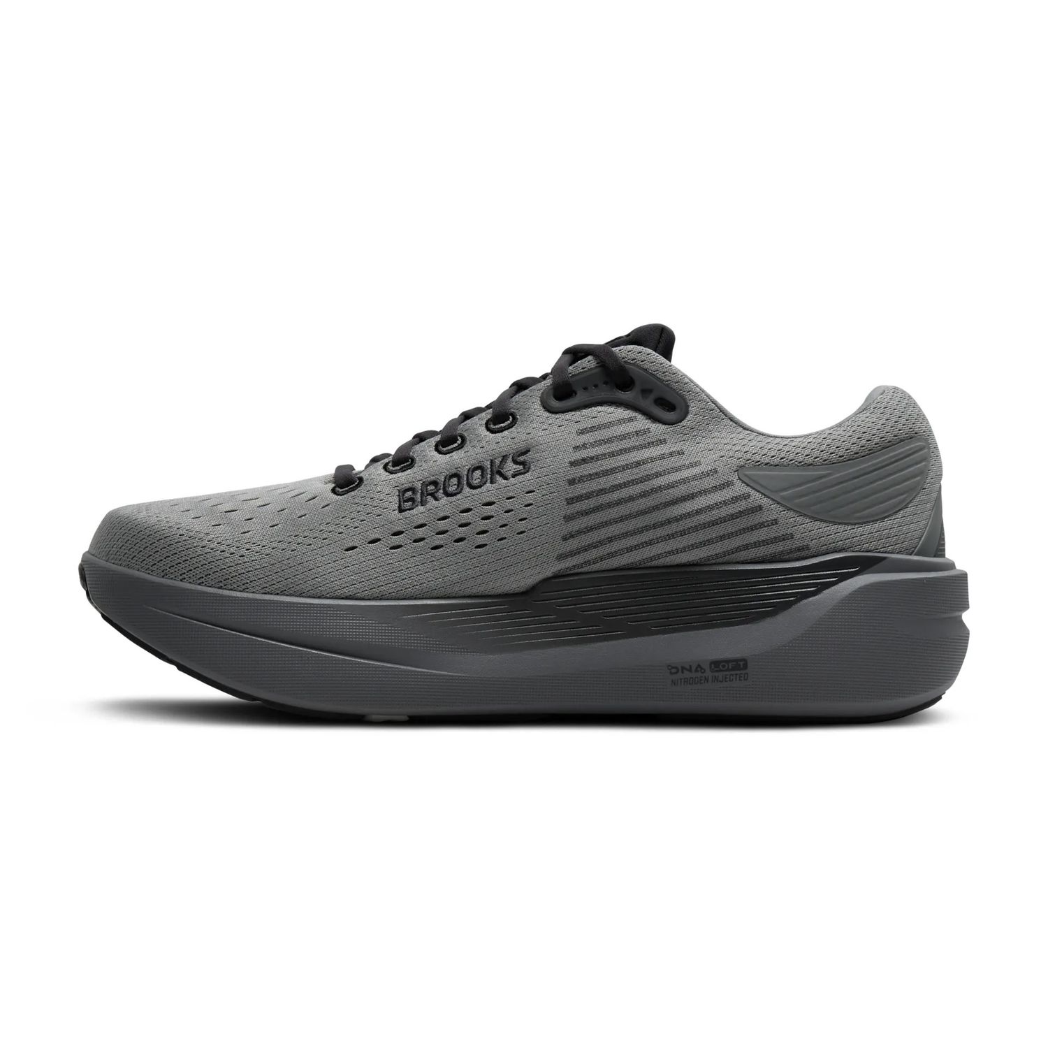 Brooks Men's Ghost Max 3 Wide - Primer Grey/Ebony