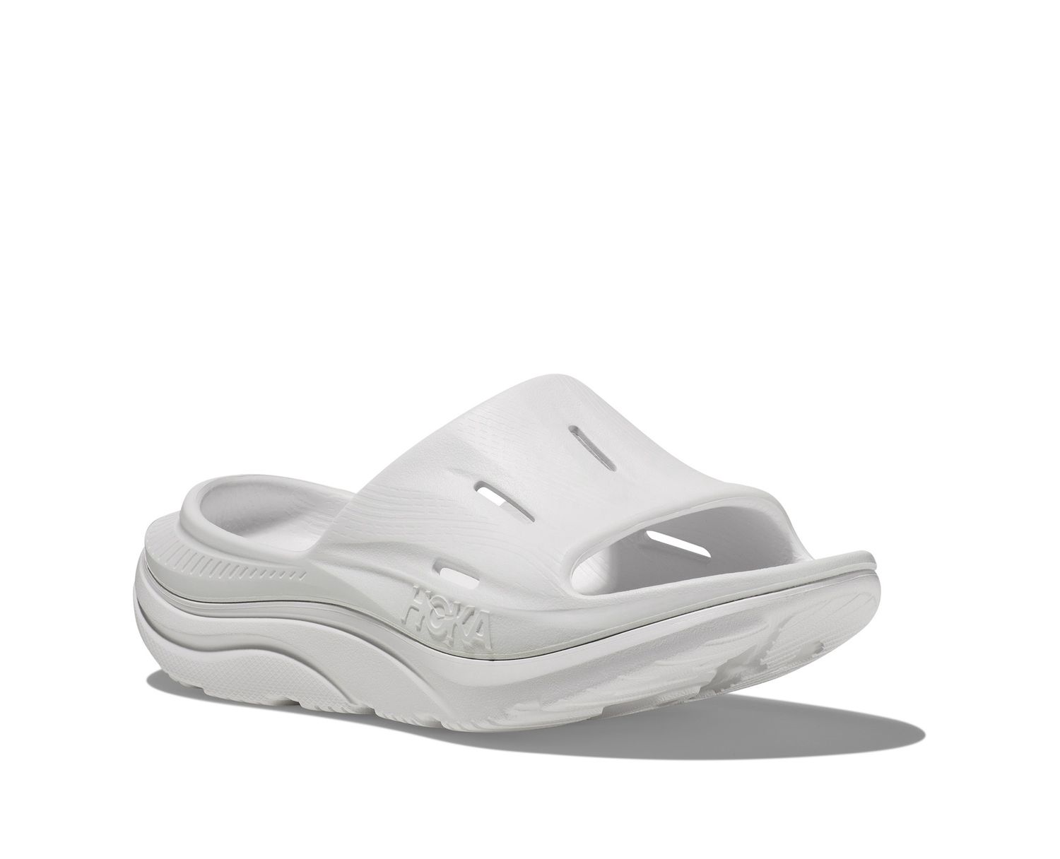 HOKA Men's Ora Recovery Slide 3 - White/White