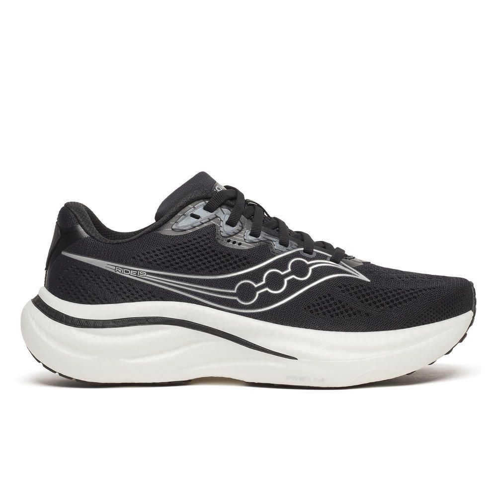 Saucony Women's RIde 19 - Black/Silver