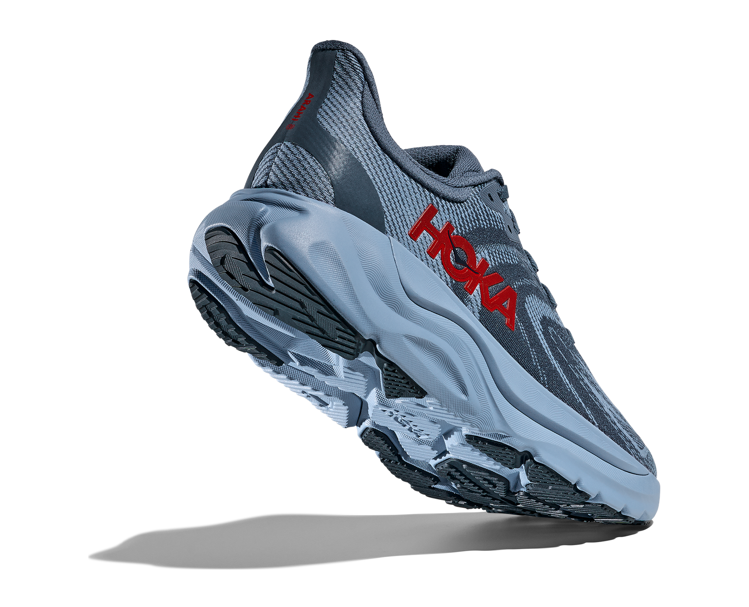 Hoka Men's Arahi 8 - Thunder Cloud/Vermillion