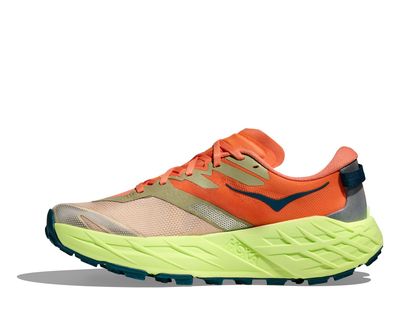 Hoka Women's Speedgoat 7 - Persimmon/Neon Yuzu