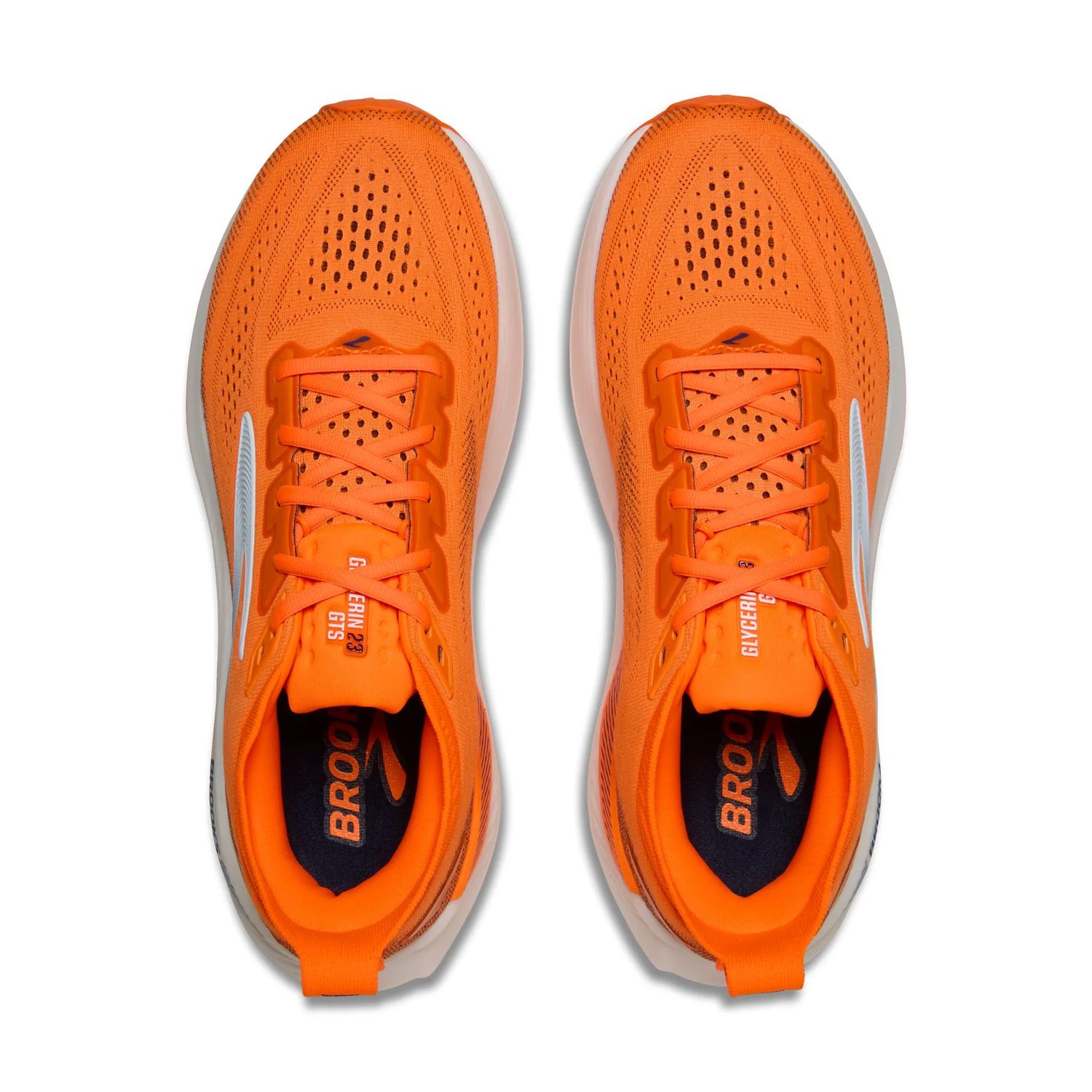 Brooks Men's Glycerin GTS 23 - Shocking Orange/Blue/White