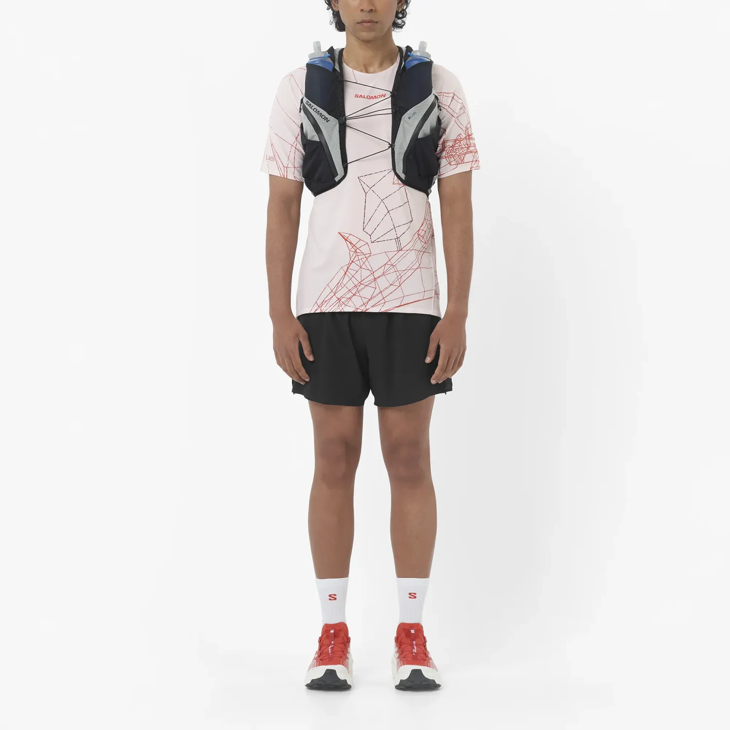 Salomon S/LAB Adventure 20 Set - Black/Wwhite