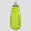 Nathan Pinnacle 14oz. Soft Flask Handheld, Color: Finish Lime/Reflective Silver