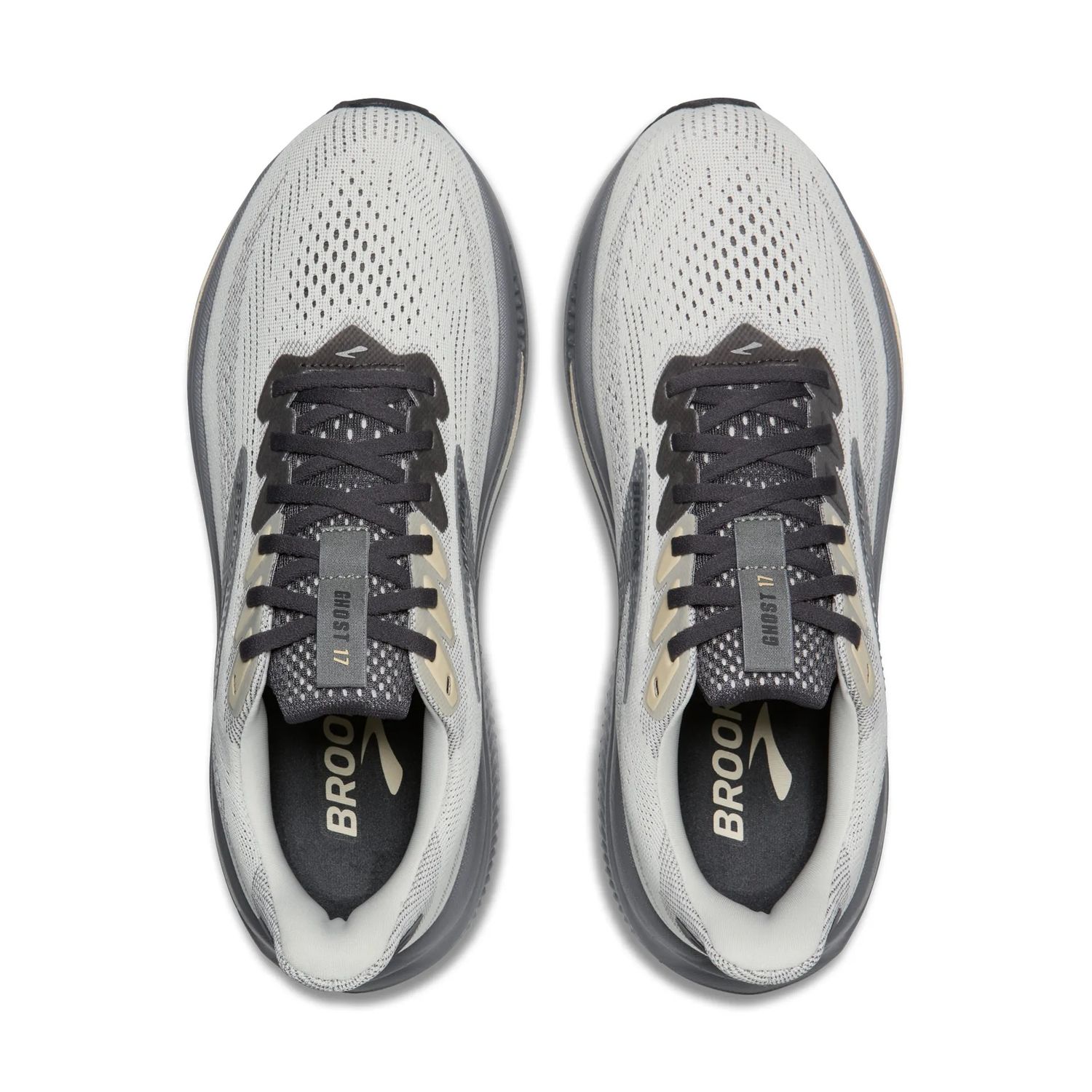 Brooks Men’s Ghost 17 -Vaporous Grey/Primer/Sand