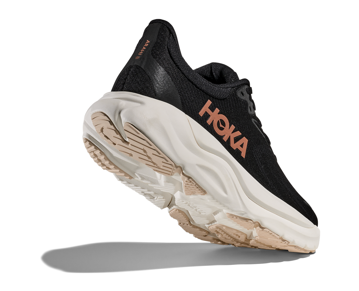 Women's Arahi 8 Wide - Black/Rose Gold