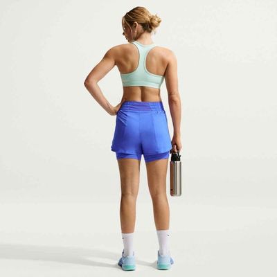 Nike Women's One Dri-FIT High-Waisted 3" 2-in-1 Shorts