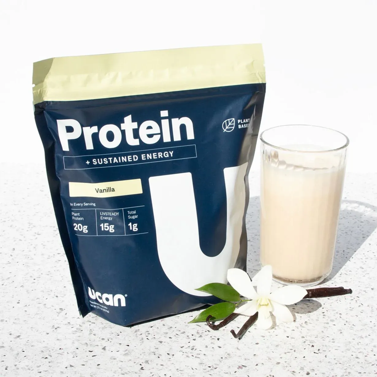 Ucan Protein + Energy Powder, Flavor: Vanilla