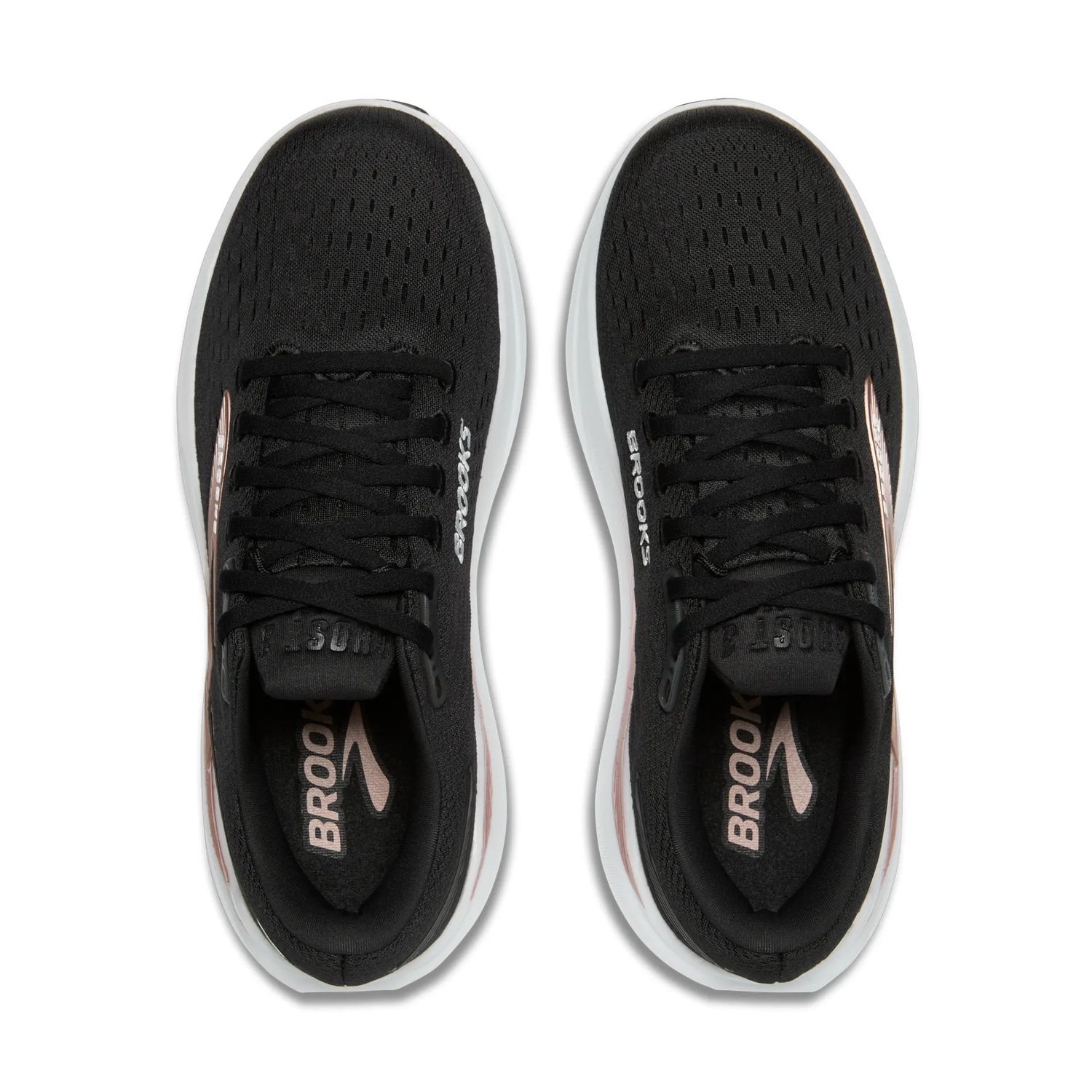 Brooks Women's Ghost Max 3 Wide - Black/Black/Rose Gold