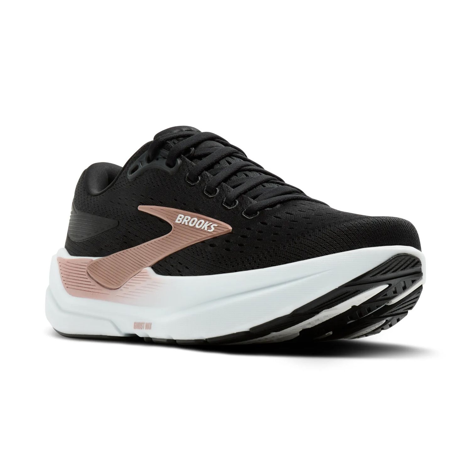 Brooks Women's Ghost Max 3 Wide - Black/Black/Rose Gold