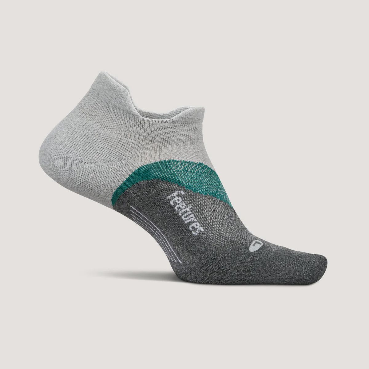Feetures Light Cushion No Show Tab - Stone Ivy