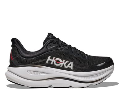 Hoka Men's Bondi 9 - Black/Vermillion
