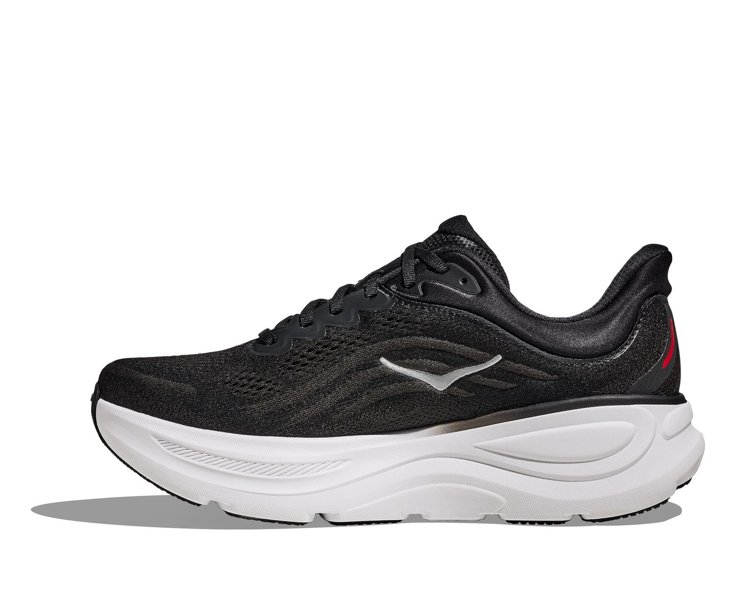 Hoka Men's Bondi 9 - Black/Vermillion