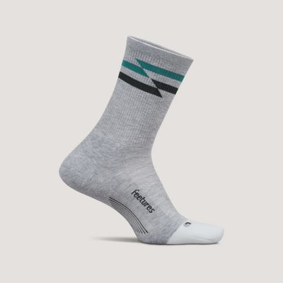 Feetures Elite Max Cushion Mini Crew - Gray Track