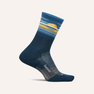 Feetures Trail Max Cushion Mini Crew - Cloud Veil Navy