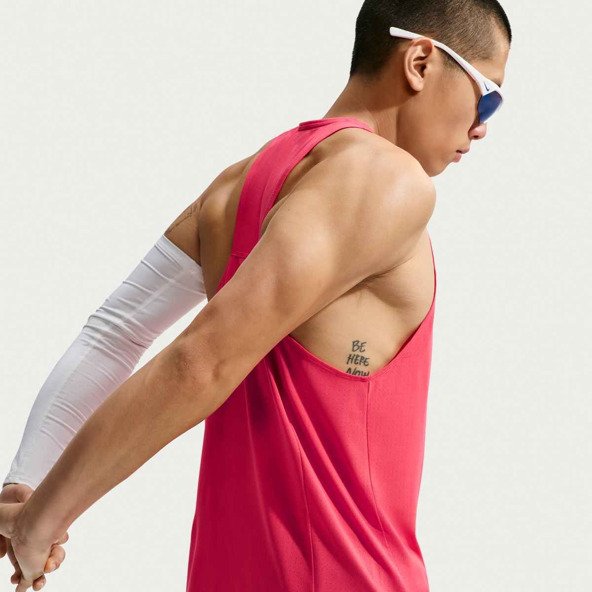 NIKE Men's Dri-FIT Fast Singlet - Red