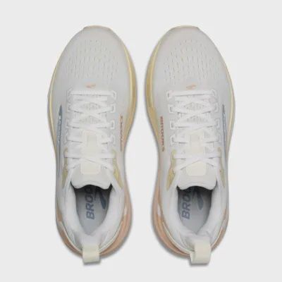 Brooks Women's Ghost Max 4 - White/Rose/Rutabaga