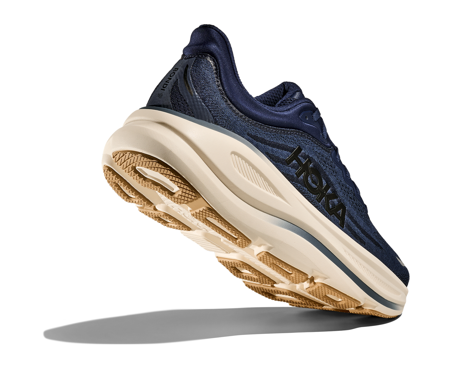 Hoka Men's Bondi 9 - Midnight Blue/Varsity Navy
