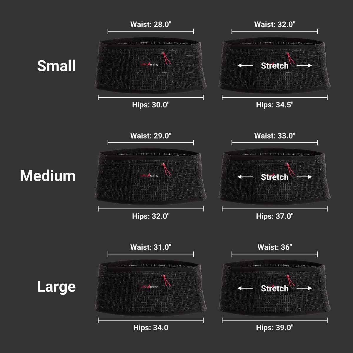 Ultraspire Lightning Belt - Black